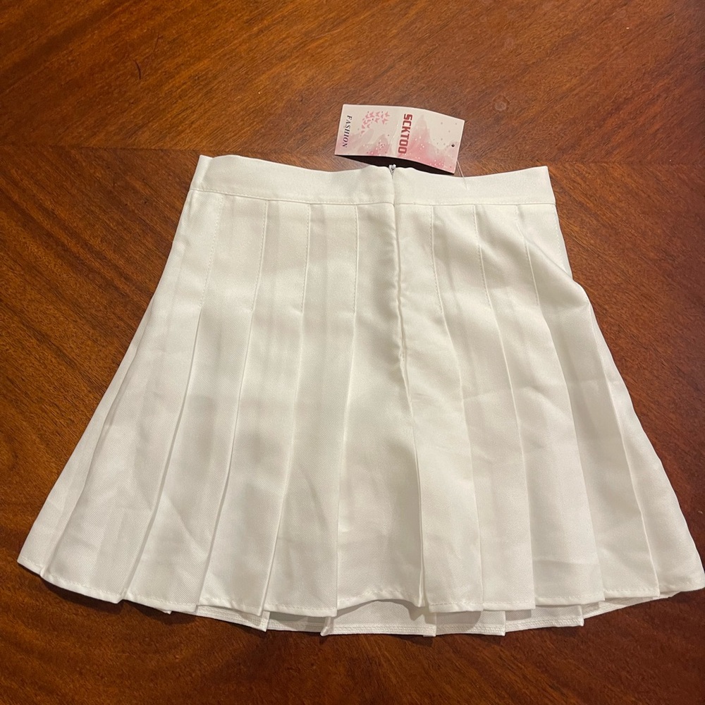 White skirt